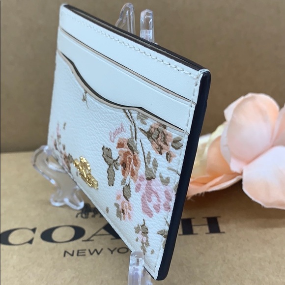 COACH Card Case Im gold/chalk multi - Picture 2 of 16